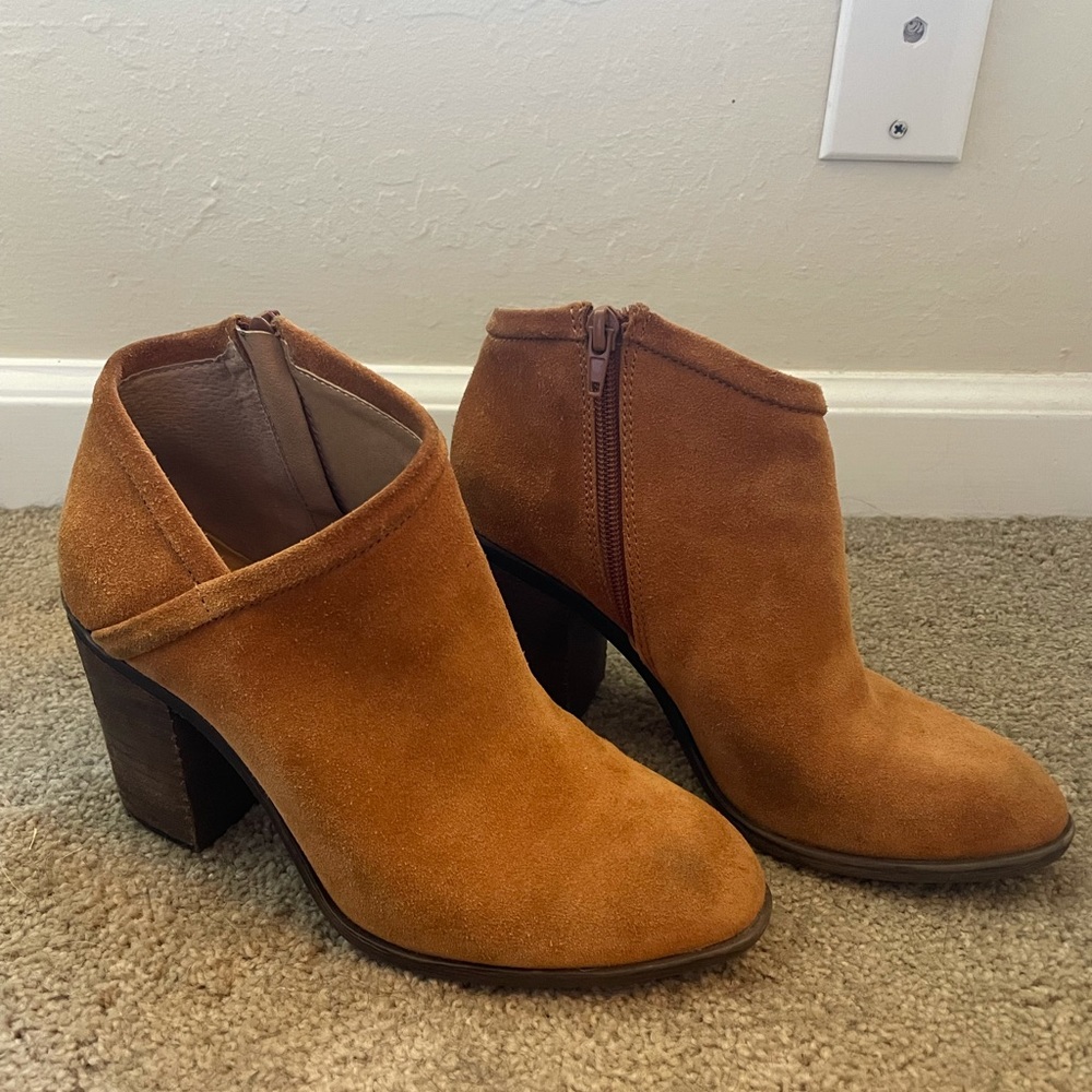Lucky Brand Leather Booties